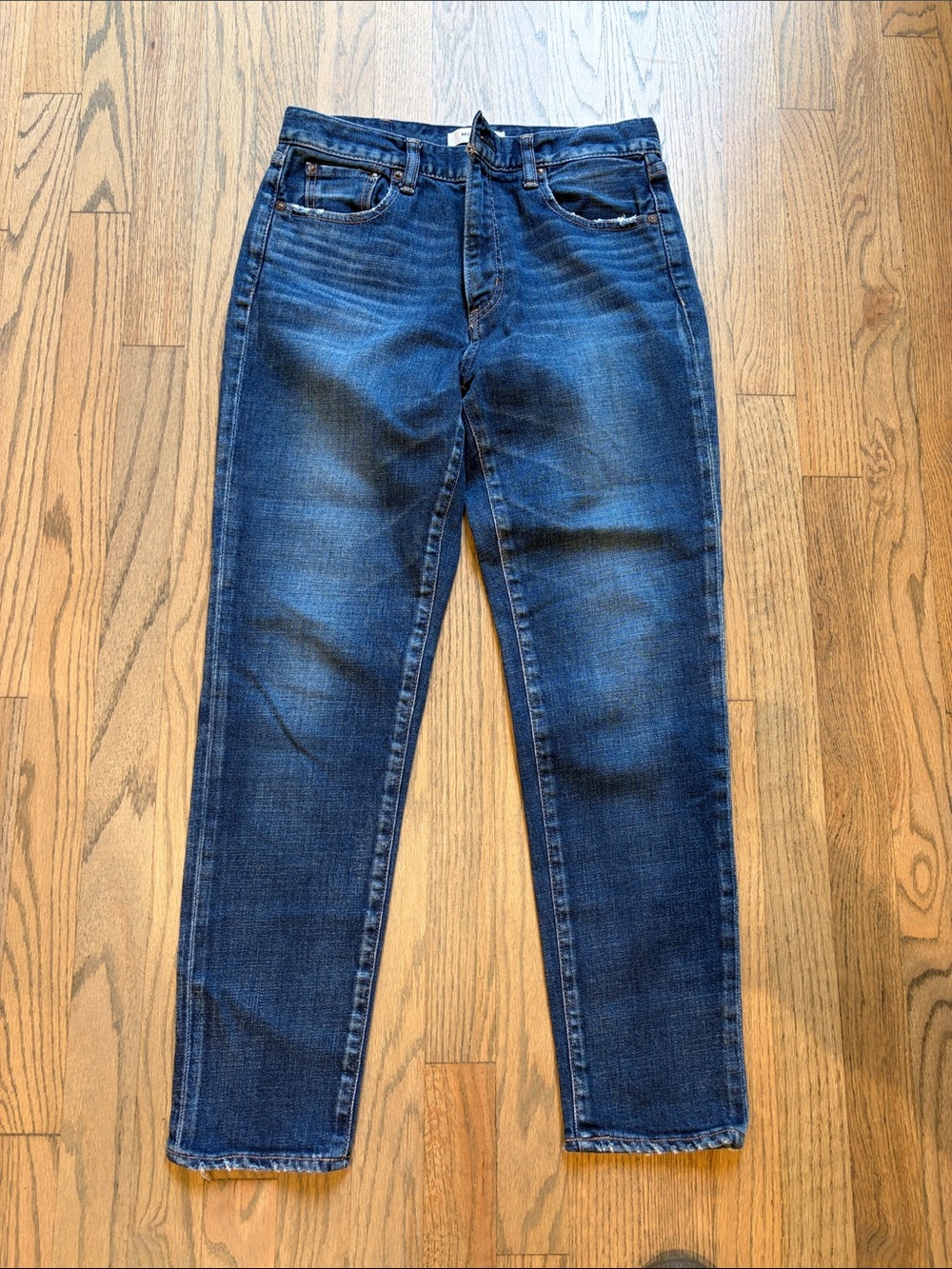 Moussy Dark Blue Straight-Leg Jeans